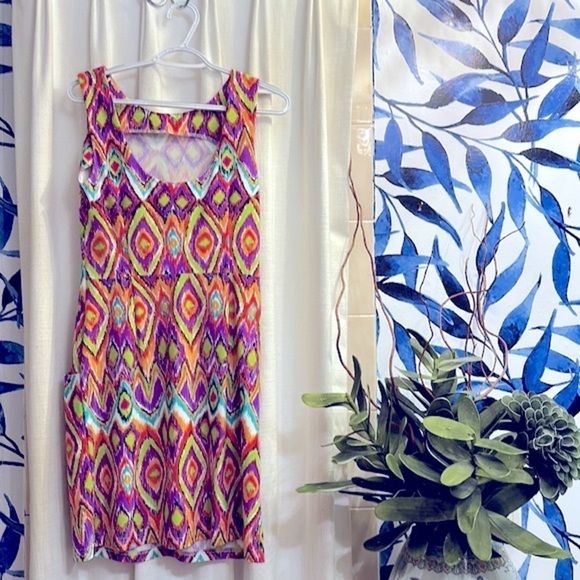 NWOT Women’s Jude Connally Nylon & Spandex Sleeveless Dress Beth Size Medium - Picture 5 of 8